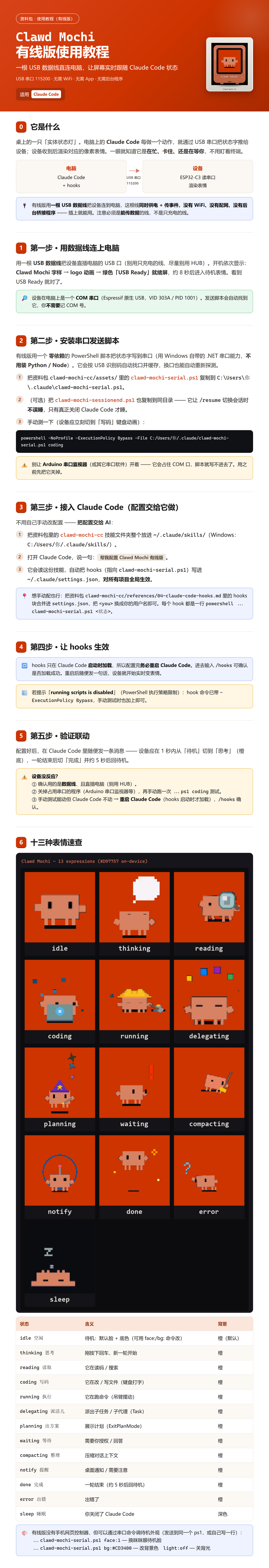 有线 USB 版使用教程
